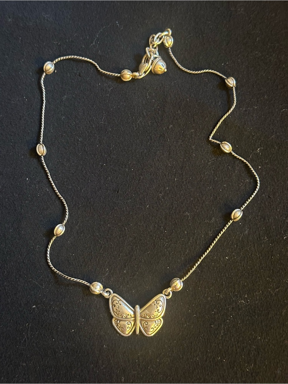 Delicate Gold Butterfly Pendant Necklace for Women by Brighton